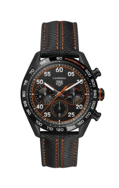 Watches For Men<TAG Heuer Carrera Chronograph X Porsche Orange Racing