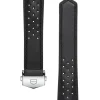 Accessories<TAG Heuer Carrera 39Mm Black Perforated Leather Strap