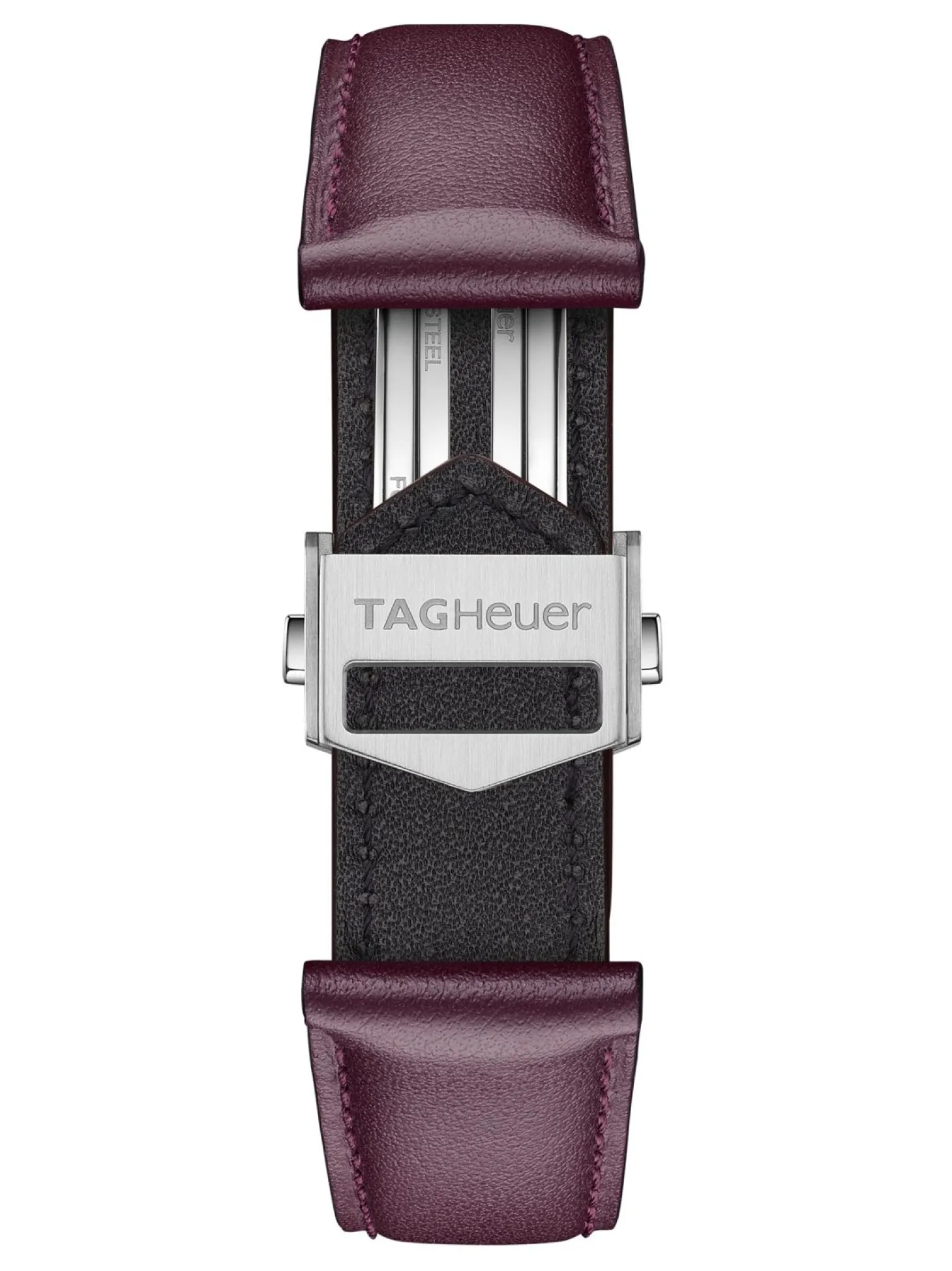 Accessories<TAG Heuer Carrera 39Mm Burgundy Leather Strap