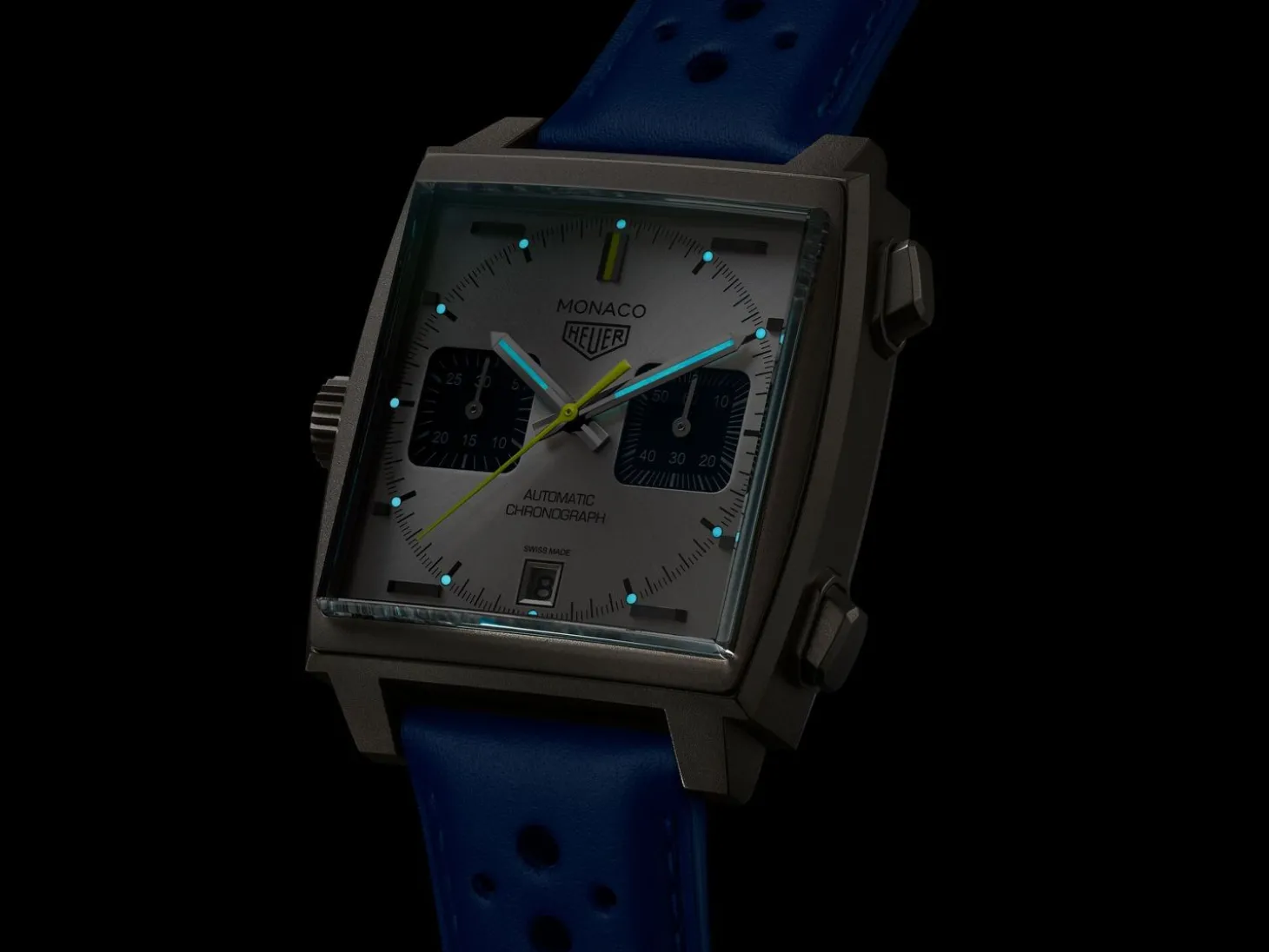 Watches For Men<TAG Heuer Monaco Chronograph French Racing Blue